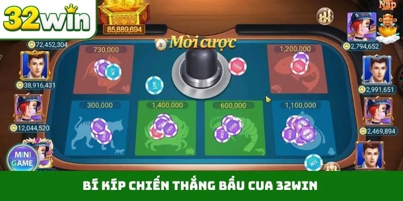 Bí kíp chiến thắng bầu cua 32WIN
