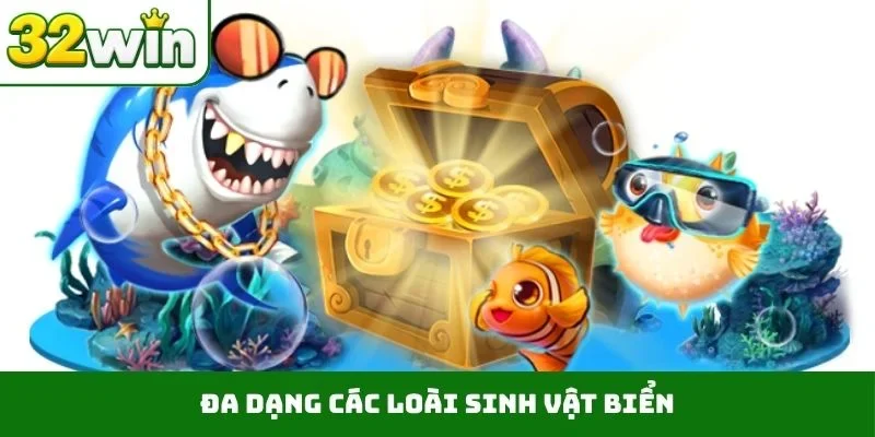 Đa dạng các loài sinh vật biển