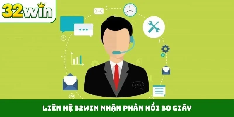 Liên hệ 32WIN nhận phản hồi 30 giây