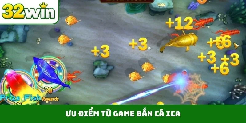 Ưu điểm từ game bắn cá ica