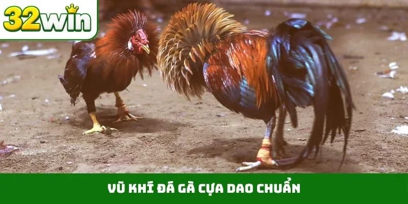 Đá Gà Cựa Dao – Những Trận Chiến Nảy Lửa Ngay Trên 32WIN 3 Vũ khí đá gà cựa dao chuẩn
