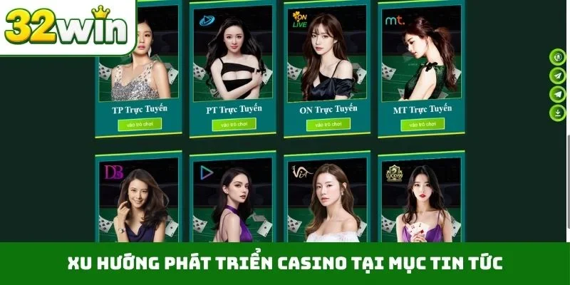 Xu hướng phát triển casino tại mục tin tức